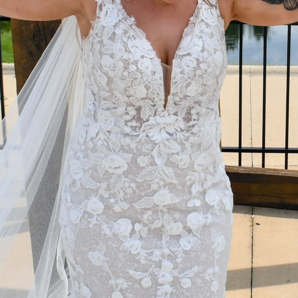 Morilee "Desiree" fit and flare gown. - Picture 5 of 9